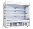 Fruit / Drink Gray Multideck Open Chiller Adjustable For Convenience Store