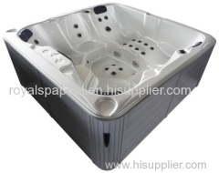 USA Balboa control free standing outdoor hot tub