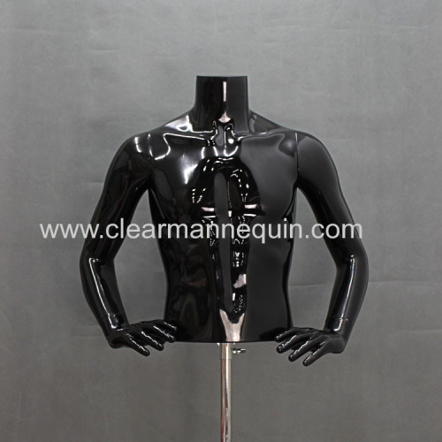 Black series male PC torsos mannequins for sale