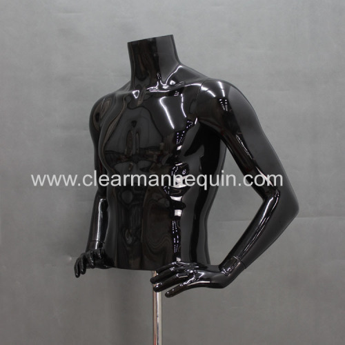 Black series male PC torsos mannequins for sale