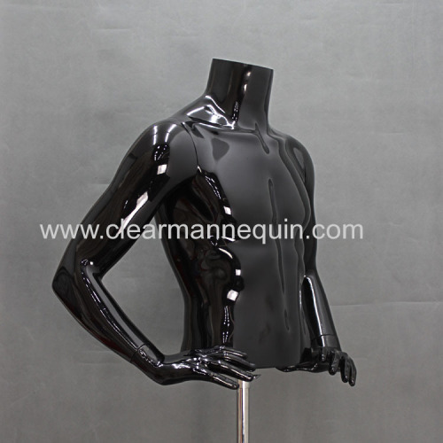 Black series male PC torsos mannequins for sale