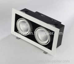 2X10W High Power LED Grid Light