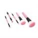 Travel Makeup Brush Set in PVC Bag