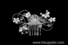 Charming simple style Crystal Hair comb Fashion Crystal Bridal Jewelry F2004Y