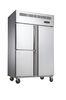 Custom 500L - 1600L Commercial Upright Freezer Energy Efficiency