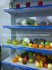 Fruit Display Multideck Open Chiller Fortified Wheels With Night Curtain