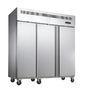 Commercial Silver Upright Freezer -18C - 10C With Easy Moving Wheels