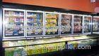 Commercial Combined Frige Freezer Six Doors 1600w For Supermarket