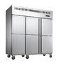 Commercial Stainless Steel Upright Freezers 6 Doors For Restaurant
