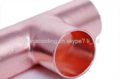 Copper Tee Fitting used for air-conditioner or connect with condenser