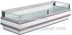 Supermarket Double Island Freezer 1500W 90mm Thick With Glass Covers
