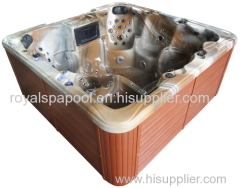 large jacuzzi outdoor spa hot tub