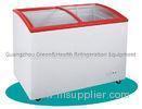 Supermarket Folding 2 Doors Chest Deep Freezer With LED Display