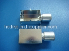 IEC connector with shielding