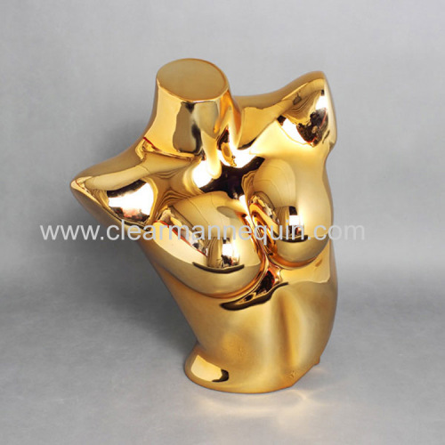 Golden plating plastic mannequins