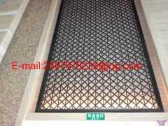 Golden specular stainless steel screens partitions room dividers for interior decoration