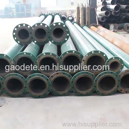 Lined PU tailing conveying pipe