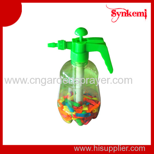 Plastic compressed air pressure sprayer