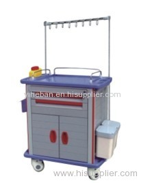 hospital plastic drawer cart