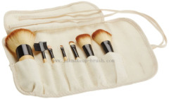 Vegan Makeup Brush Set with Bamboo Handle