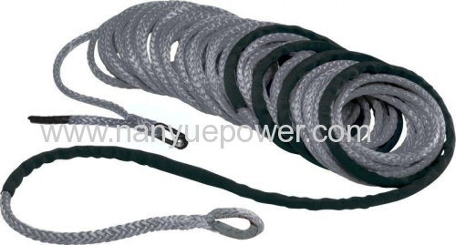 UHMwPE Ultra High Molecular weight Polyethylene fibre Dynema rope webbing overhead lines stringing operation wire rope