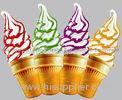 3 Flavours High Efficiency Ice Cream Making Machines Auto - Cleaning