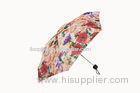 5 Folding Colorful Personal Sun Umbrella Strong Windproof For Lady