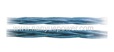 FUX/FUH High Tech Anti-twisting Galvanized Braided Steel Pilot Wire Rope High Tensile Strength Steel Rope Cable Fittings