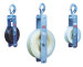 Single Nylon Sheave Stringing Cable Blocks Stringing Wire Rope Pulley Blocks Cable Pulling Rollers of Nylon Sheaves