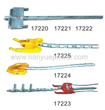 Two Bundled Conductor Stringing Head Boards Overhead Lines Conductor Stringing Running Boards