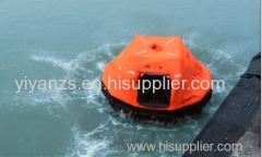 EC/CCS Approved SOLAS Davit Launched Liferaft 16 persons Marine Liferaft with GRP Container and All Accesories