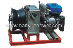 Gasoline Engine Powered Pulling Winch