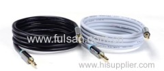 3.5mm M/M Flat AUX Stereo Audio Cable 2M