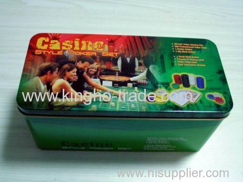 200pcs tin box poker chip sets china suppliers