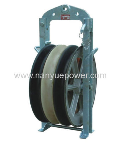 916mm Large Diameter Stringing Conductor Pulley Block for Overhead Lines Conductor Stringing