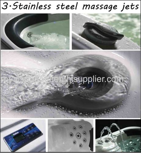 Indoor hot tubs outdoor jacuzzi bathtub with feet prices CE approved