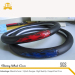 36cm car accessories black PVC design steering wheel cover