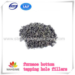 Furnace Bottom Tapping Hole Fillers for electric furnace mortar or castable