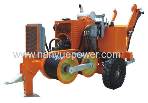 3 Ton Hydraulic Conductor Pulling Winch Machine