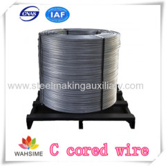 C Cored Wire factory supply Carbon Cored Wire use for steelmaking
