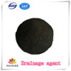 Ladle nozzle drainage agent for steel refining