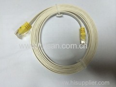 UTP Cat5e Cat6 Flat Patch Cord Cable /RJ45 Flat Cable