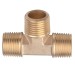 Copper Male Screw Equal Tee Pipe Fittings