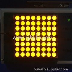 3.7mm Blue 8 x 8 dot matrix led display for Lift Position Indicators 38*38*10.3mm