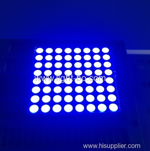 Pure white 1.26-inch 3mm 8 x 8 Dot Matrix LED Displays for lift position indicators and display screens
