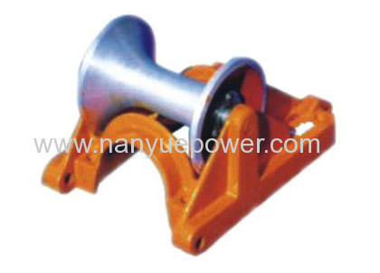 Multi-roller pithead cable protection roller pulley block