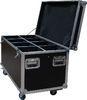 20U Standard Rack Flight Case With 9mm Plywood / Trolley Case