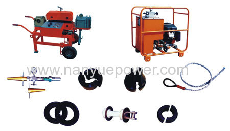 OPGW Fiber optic cable blowing machine blower set