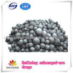 Refining submerged arc dregs refractory mortar