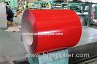 JIS G3312 / ASTM A792 Preprinted Galvanized PPGI Steel Coil , Color Coated Green / Red